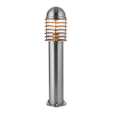 Lacona Galleria 1Lt Outdoor Floor Lamp In Polished Stainless Steel & Clear Pc Finish - Lacona Home 