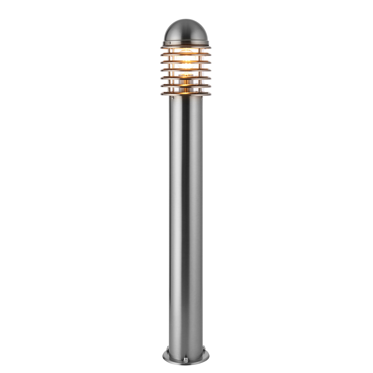 Lacona Galleria 1Lt Outdoor Floor Lamp In Polished Stainless Steel & Clear Pc Finish - Lacona Home 