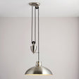 Lacona Dot 1Lt Indoor Pendant Light In Satin Nickel Plate Finish - Lacona Home 