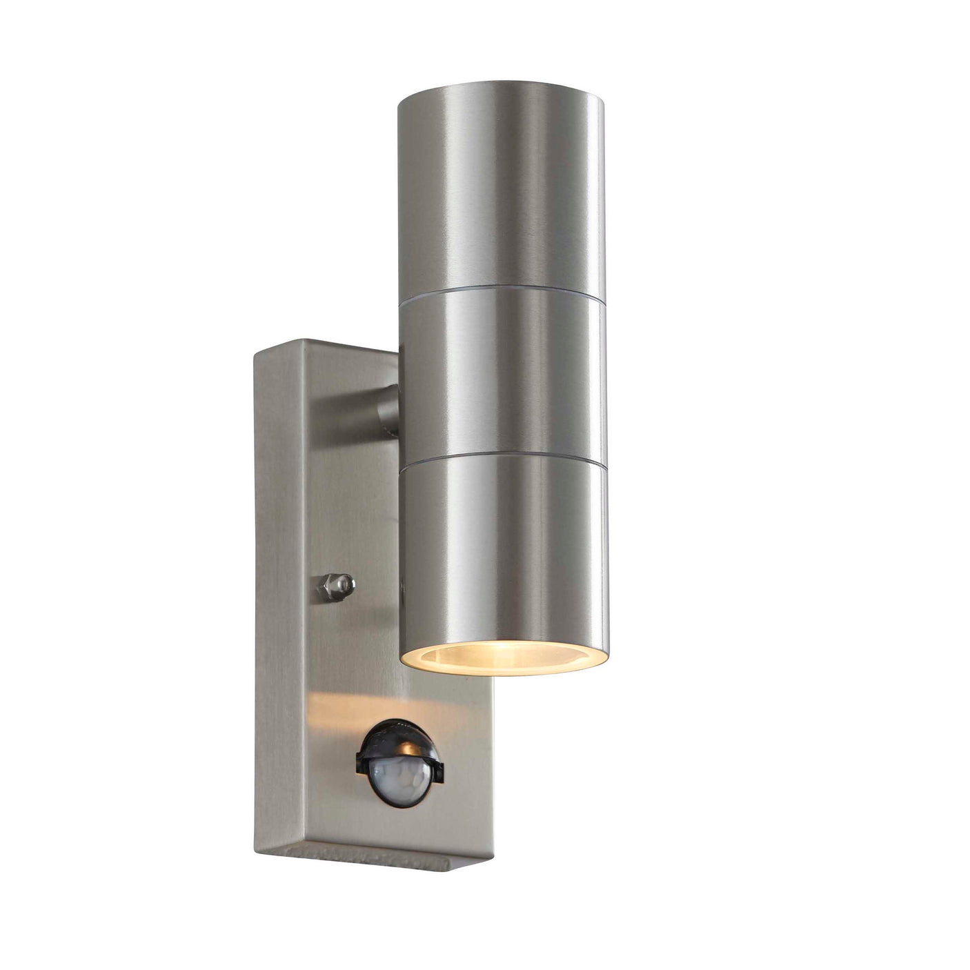 Lacona Prism 2Lt Outdoor Wall Light In Polished Stainless Steel & Clear Glass Finish - Lacona Home 