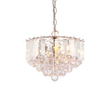 Lacona Prairie 3Lt Indoor Pendant Light In Chrome Plate & Clear Acrylic Finish - Lacona Home 