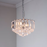 Lacona Prairie 3Lt Indoor Pendant Light In Chrome Plate & Clear Acrylic Finish - Lacona Home 