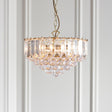 Lacona Prairie 3Lt Indoor Pendant Light In Brass Plate & Clear Acrylic Finish - Lacona Home 