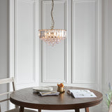 Lacona Prairie 3Lt Indoor Pendant Light In Brass Plate & Clear Acrylic Finish - Lacona Home 