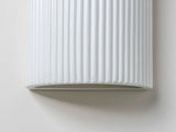 houseof. Ceramic Pillar Wall Light in White