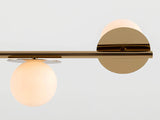 houseof. Opal Disk Ceiling Light IP44 in Brass