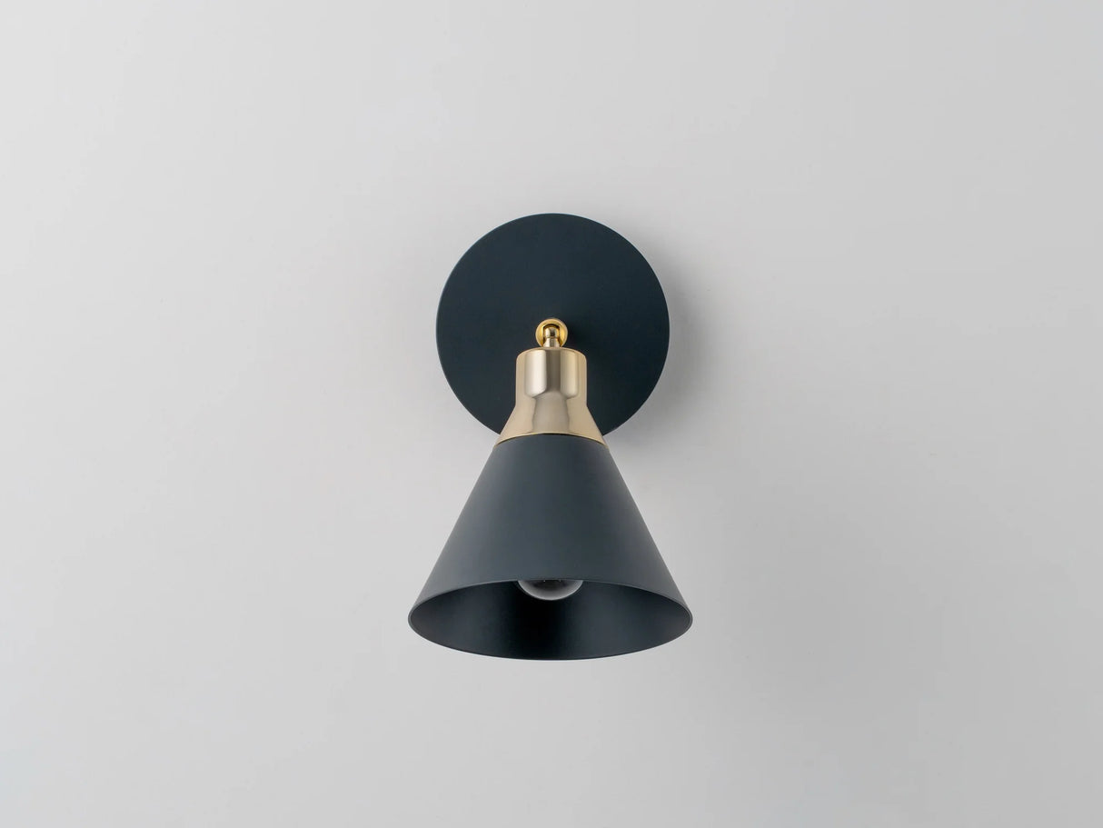 houseof. Cone Wall Light in Charcoal