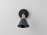 houseof. Cone Wall Light in Charcoal