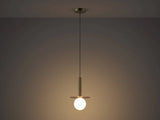 houseof. Plate Pendant Ceiling Light in Brass