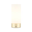 Lacona Zara 1Lt Indoor Table Lamp In Brushed Brass Plate & Opal Glass Finish - Lacona Home 