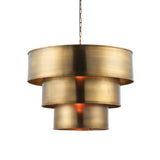 Lacona Zenith 1Lt Indoor Pendant Light In Aged Brass Plate Finish - Lacona Home 