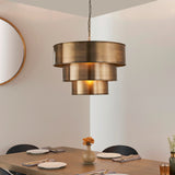 Lacona Zenith 1Lt Indoor Pendant Light In Aged Brass Plate Finish - Lacona Home 