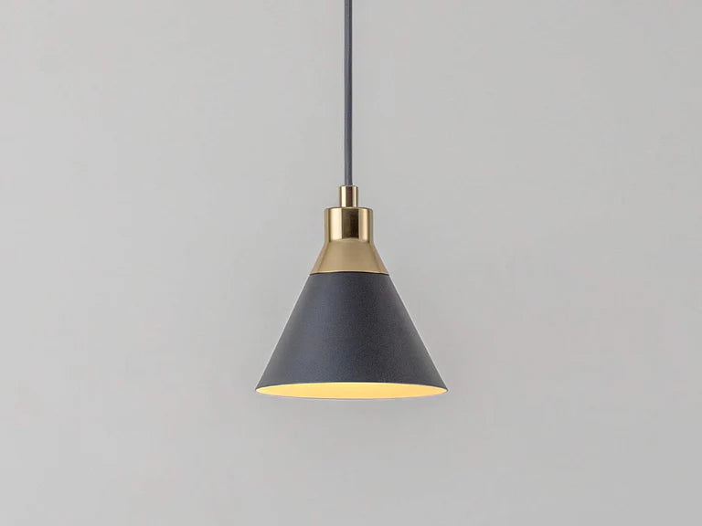 houseof. Cone Pendant Ceiling Light in Charcoal