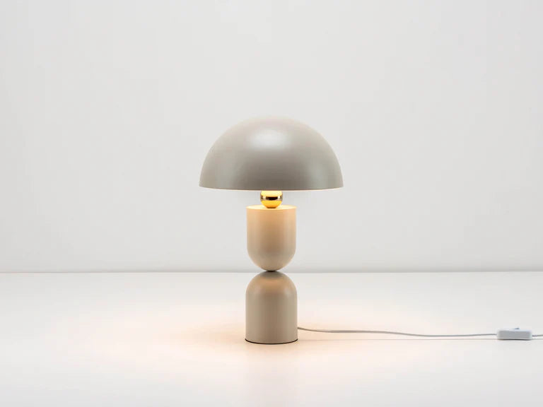 houseof. Mushroom Table Lamp in Sandshell