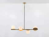 houseof. Opal Disk Ceiling Light IP44 in Brass