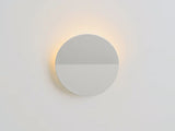 houseof. Round Diffused Wall Light in Sand