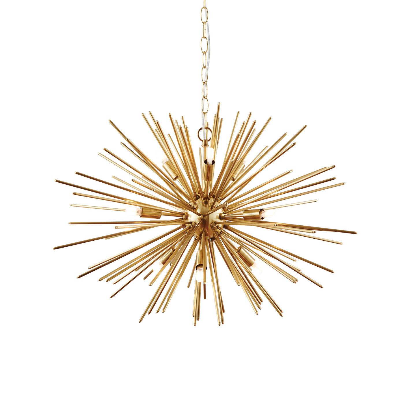 Lacona Vista 9Lt Indoor Pendant Light In Satin Brass Plate Finish - Lacona Home 