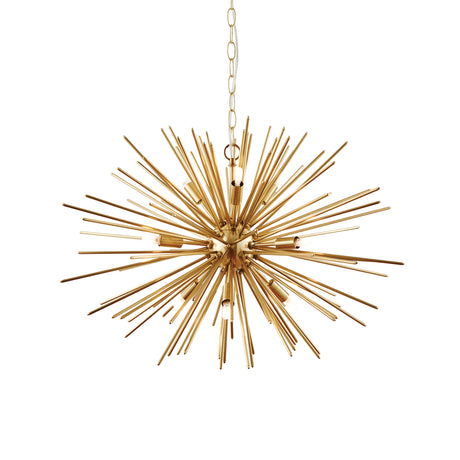 Lacona Vista 9Lt Indoor Pendant Light In Satin Brass Plate Finish - Lacona Home 