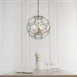 Lacona Honeyglow 3Lt Indoor Pendant Light In Antique Brass Plate & Clear Glass Finish - Lacona Home 