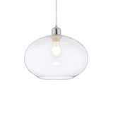 Lacona Darius 1Lt Indoor Pendant Easyfit In Clear Bubble Glass Finish - Lacona Home 