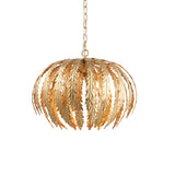 Lacona Delphi 3Lt Indoor Pendant Light In Gold Leaf Finish - Lacona Home 