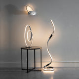 Lacona Cantata 1Lt Indoor Floor Lamp In Chrome Plate & White Acrylic Finish - Lacona Home 