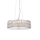 Lacona Verity 5Lt Indoor Pendant Light In Clear Crystal & Chrome Plate Finish - Lacona Home 