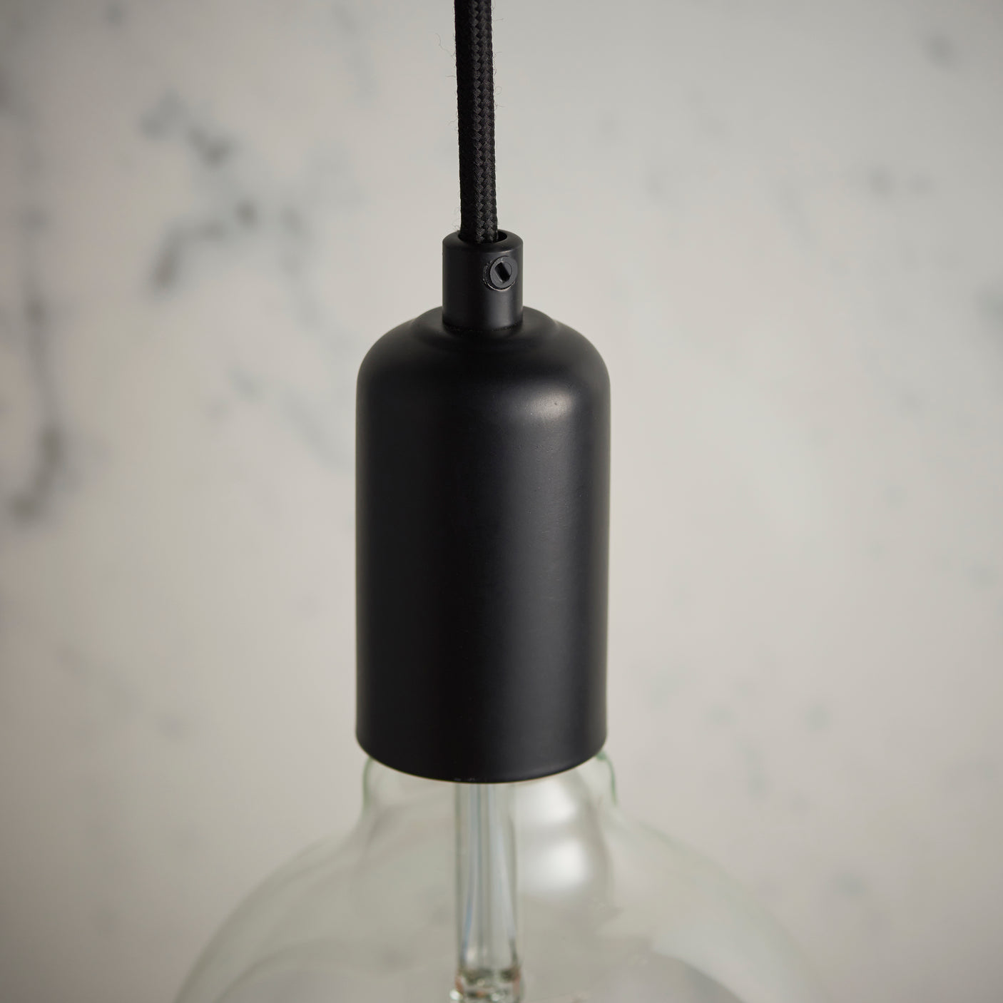 Lacona Atelier 1Lt Indoor Pendant Light In Matt Black Finish - Lacona Home 