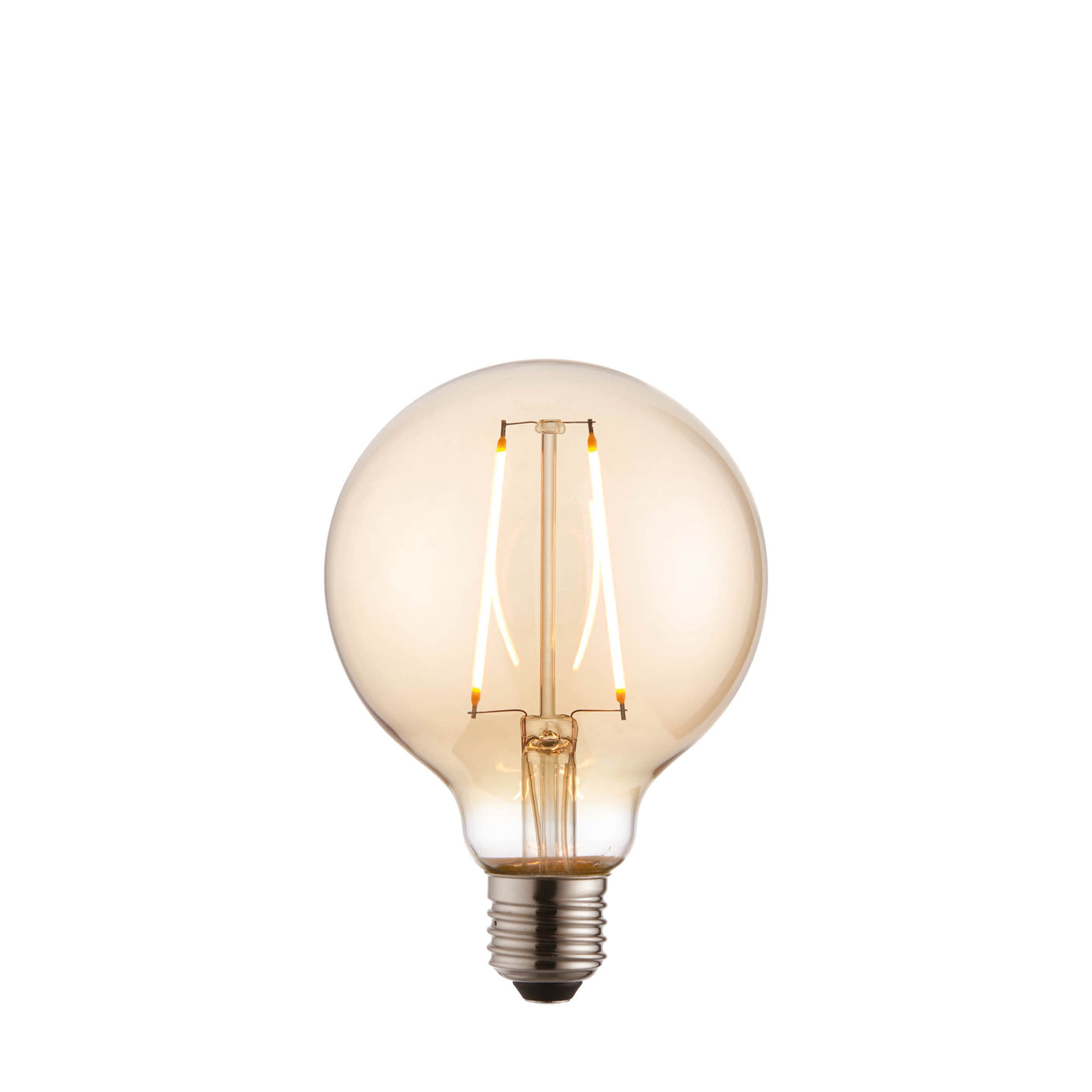 Lacona Edison Sphere 1Lt Light Bulb In Amber Glass Finish - Lacona Home 