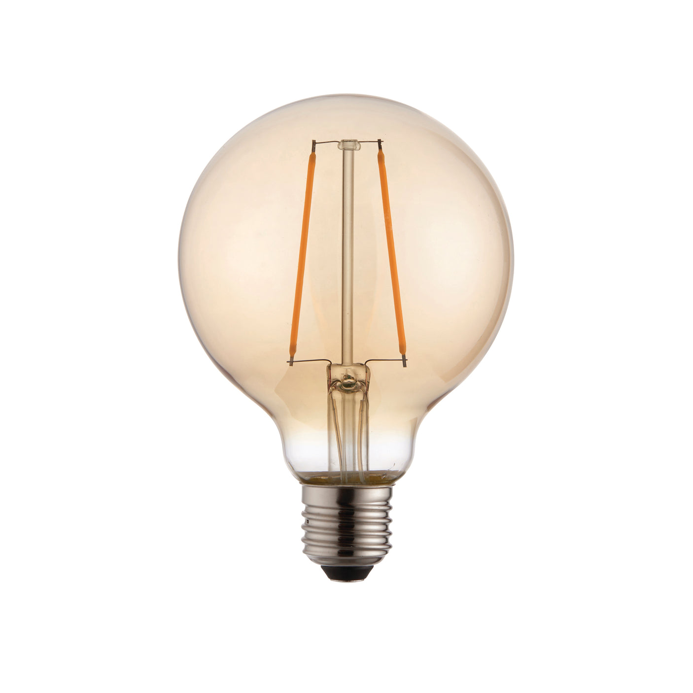 Lacona Edison Sphere 1Lt Light Bulb In Amber Glass Finish - Lacona Home 