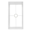 Lacona Quadra 1Lt Indoor Shade In Vintage White Fabric Finish - Lacona Home 