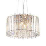 Lacona Hestia 5Lt Indoor Pendant Light In Clear Crystal Glass & Chrome Plate Finish - Lacona Home 