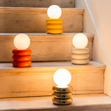 houseof. Tube 'Glow Worm' Rechargeable Table Lamp in Sand