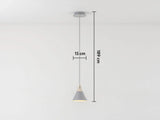 houseof. Cone Pendant Ceiling Light in Charcoal