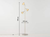 houseof. Cone Floor Lamp in Brass