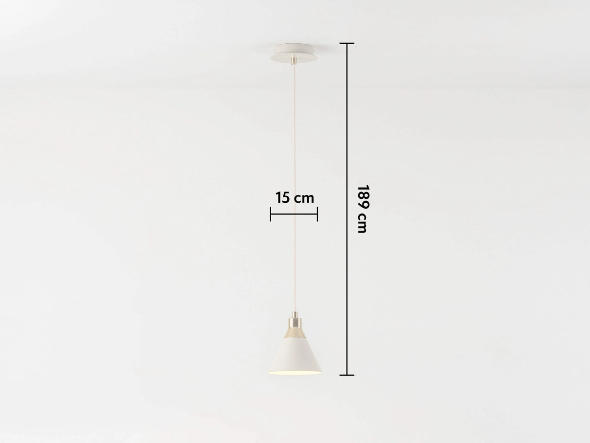 houseof. Cone Pendant Ceiling Light in Sand