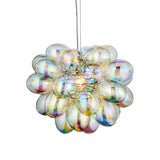 Lacona Boundless 1Lt Indoor Pendant Light In Chrome Plate & Iridescent Glass Finish - Lacona Home 