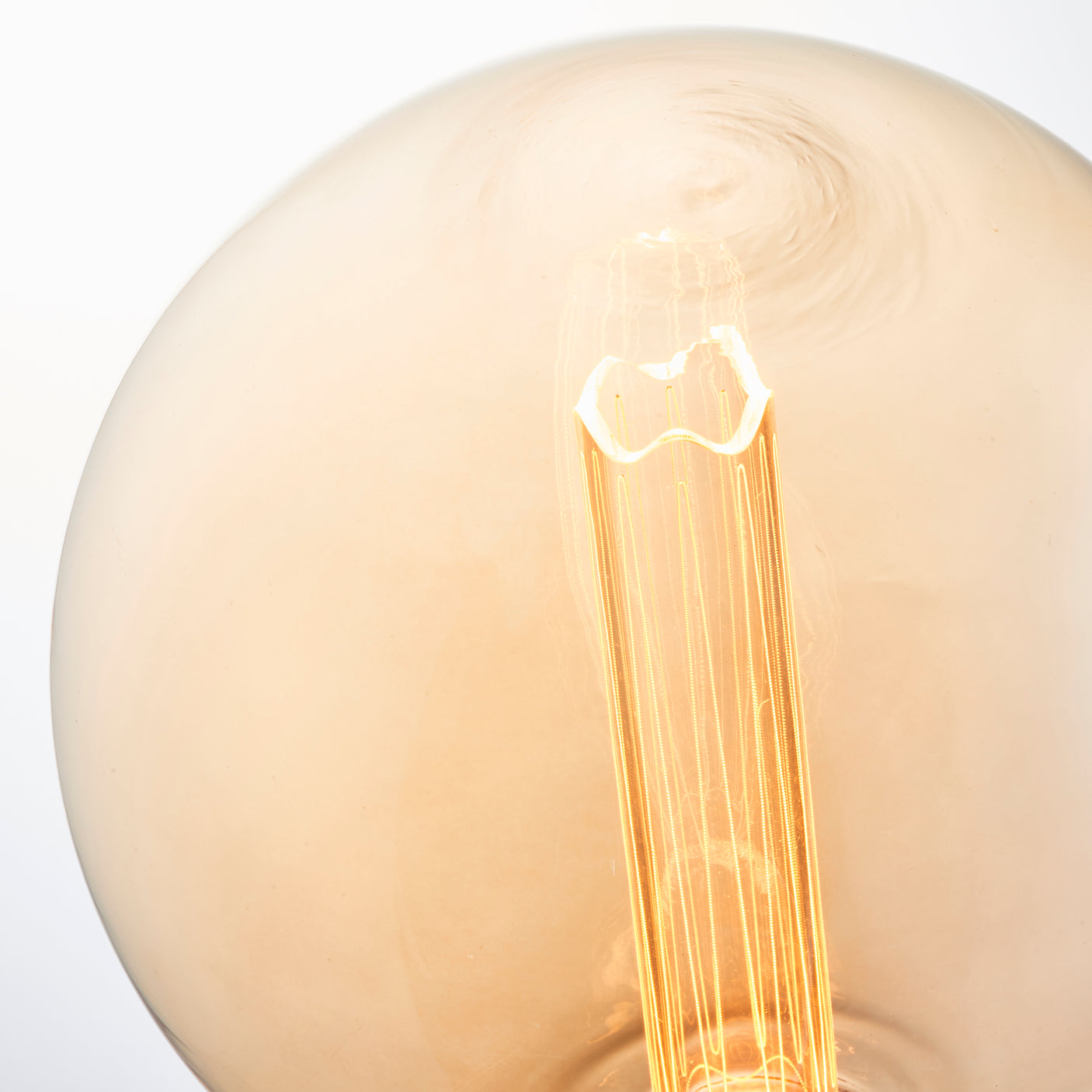 Lacona Sphere 1Lt Light Bulb In Amber Glass Finish - Lacona Home 