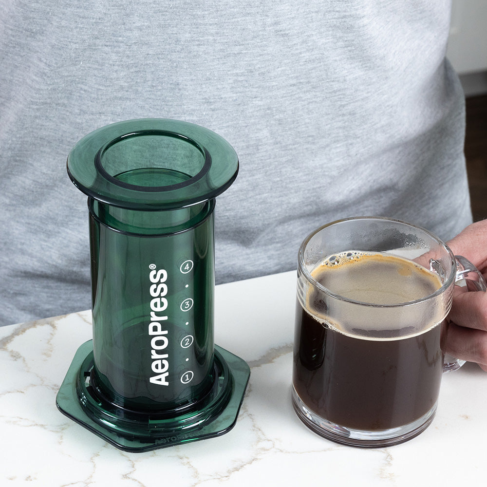 AeroPress Clear Coffee Maker (Green)