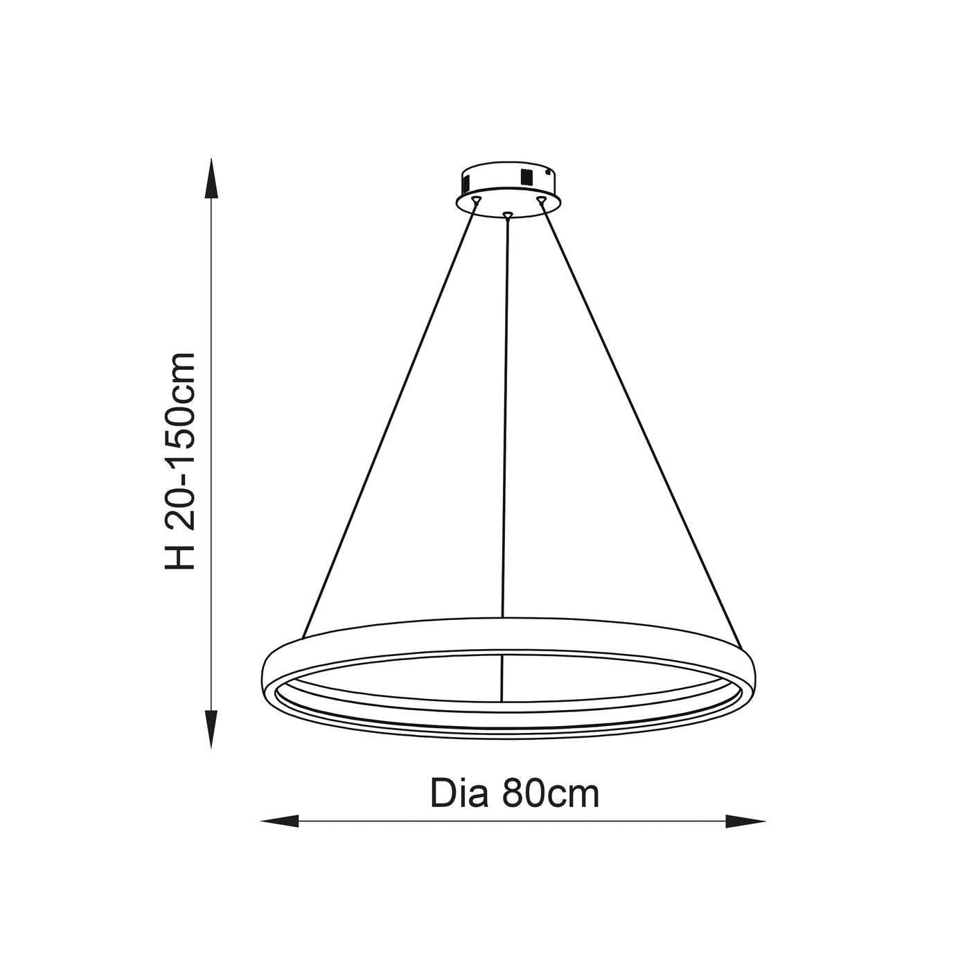 Manhattan 1Lt Indoor Pendant Light In Matt White Paint & White Silicone Finish