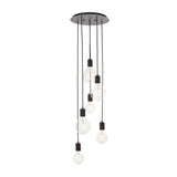 Lacona Atelier 6Lt Indoor Pendant Light In Matt Black Finish - Lacona Home 