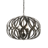 Lacona Sorrento 5Lt Indoor Pendant Light In Antique Brushed Bronze Paint Finish - Lacona Home 