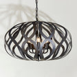 Lacona Sorrento 5Lt Indoor Pendant Light In Antique Brushed Bronze Paint Finish - Lacona Home 