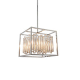 Lacona Arcadia 4Lt Indoor Pendant Light In Clear Crystal & Chrome Plate Finish - Lacona Home 