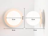 houseof. Opal Disk Wall Light IP44 in Sand