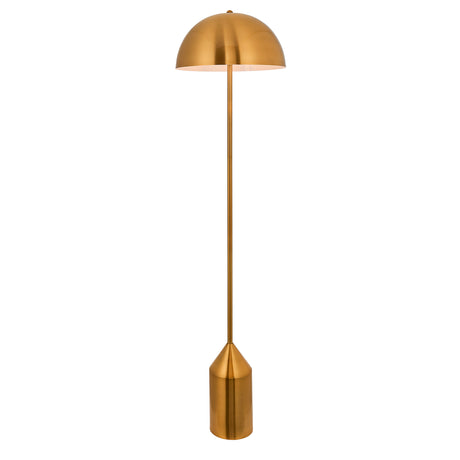 Lacona Novastar 1Lt Indoor Floor Lamp In Antique Brass Plate Finish - Lacona Home 