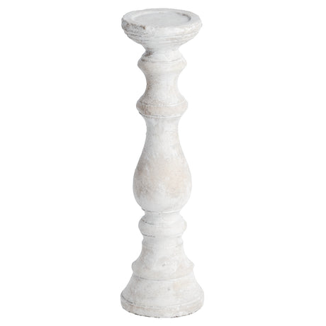 Large Stone Candle holder - Lacona Home 