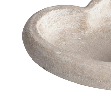 Deep Stone Heart Dish - Lacona Home 