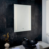 Lacona Obsidian 1Lt Bathroom Wall Light In Mirrored Glass & Matt Silver Paint Finish - Lacona Home 