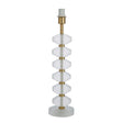 Lacona Arabella 1Lt Indoor Table Lamp In Frosted Crystal & Brushed Gold Plated Finish Finish - Lacona Home 